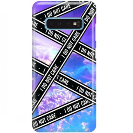 ETUI CLEAR NA TELEFON SAMSUNG GALAXY S10 BLACK TAPE 1