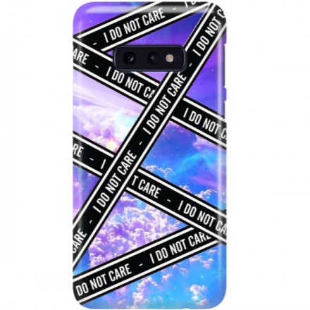 ETUI CLEAR NA TELEFON SAMSUNG GALAXY S10E BLACK TAPE 1