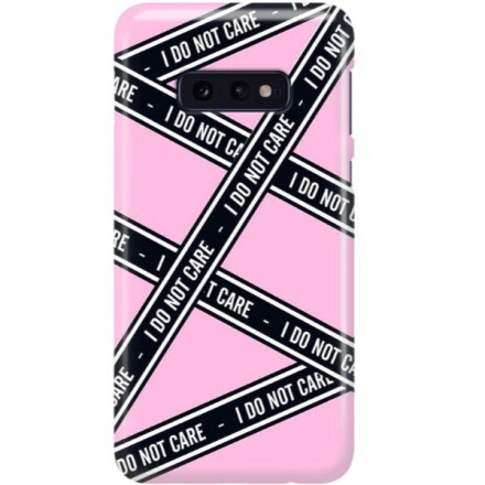 ETUI CLEAR NA TELEFON SAMSUNG GALAXY S10E BLACK TAPE 2