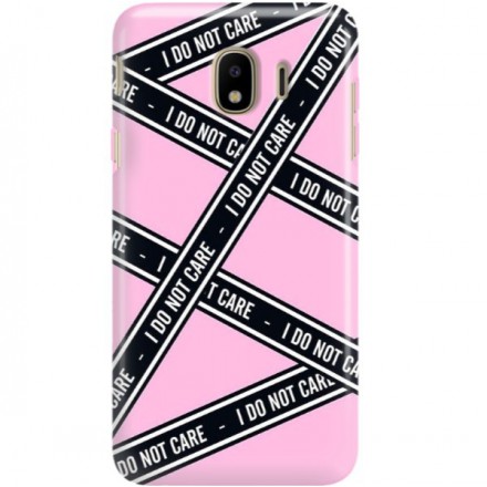 ETUI CLEAR NA TELEFON SAMSUNG GALAXY J4 2018 BLACK TAPE 2