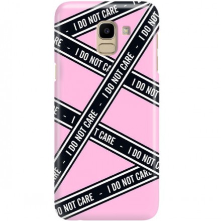 ETUI CLEAR NA TELEFON SAMSUNG GALAXY J6 2018 BLACK TAPE 2