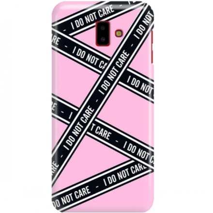 ETUI CLEAR NA TELEFON SAMSUNG GALAXY J6 PLUS 2018 BLACK TAPE 2