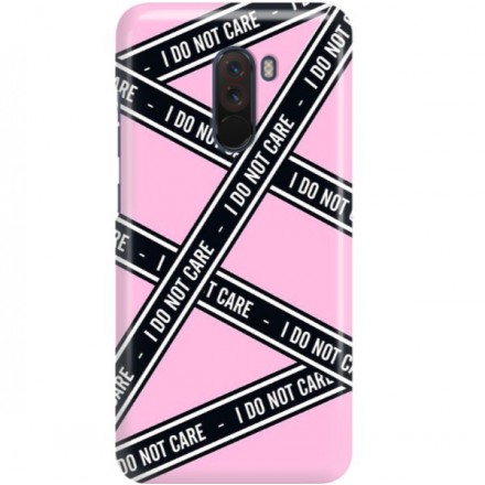 ETUI CLEAR NA TELEFON XIAOMI POCO F1 BLACK TAPE 2