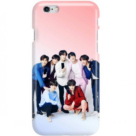 ETUI CLEAR NA TELEFON APPLE IPHONE 6 / 6S BTS FAN 1