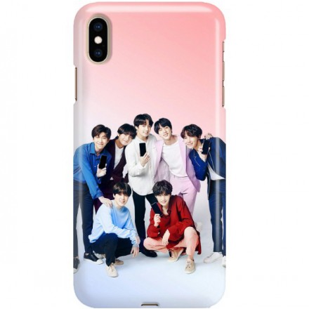 ETUI CLEAR NA TELEFON APPLE IPHONE XS MAX BTS FAN 1