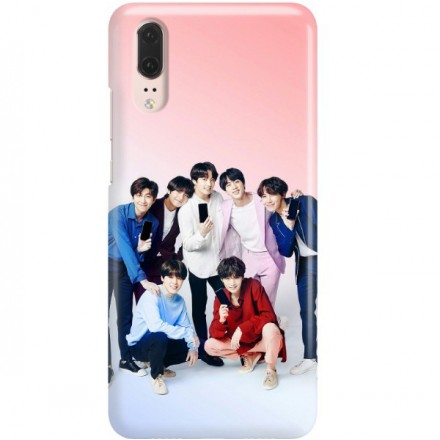 ETUI CLEAR NA TELEFON HUAWEI P20 BTS FAN 1