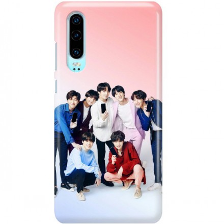 ETUI CLEAR NA TELEFON HUAWEI P30 BTS FAN 1