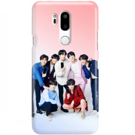 ETUI CLEAR NA TELEFON LG G7 BTS FAN 1