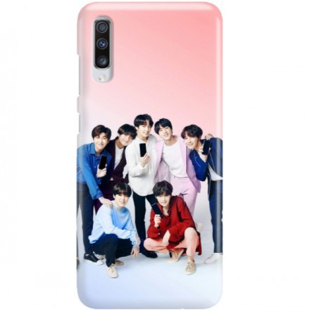 ETUI CLEAR NA TELEFON SAMSUNG GALAXY A70 BTS FAN 1