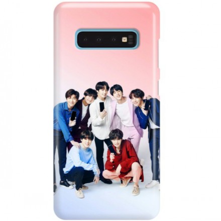 ETUI CLEAR NA TELEFON SAMSUNG GALAXY S10 BTS FAN 1