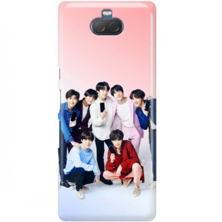 ETUI CLEAR NA TELEFON SONY XPERIA 10 BTS FAN 1