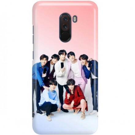ETUI CLEAR NA TELEFON XIAOMI POCO F1 BTS FAN 1