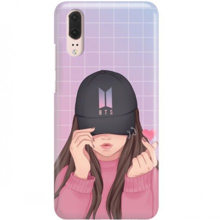 ETUI CLEAR NA TELEFON HUAWEI P20 BTS FAN 2