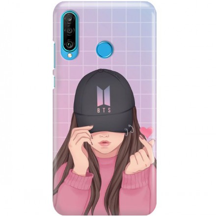 ETUI CLEAR NA TELEFON HUAWEI P30 LITE BTS FAN 2