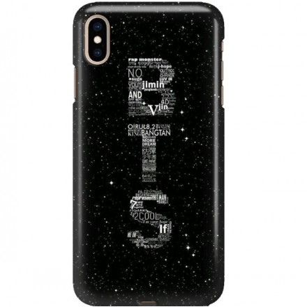 ETUI CLEAR NA TELEFON APPLE IPHONE XS MAX BTS FAN 3