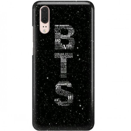 ETUI CLEAR NA TELEFON HUAWEI P20 BTS FAN 3