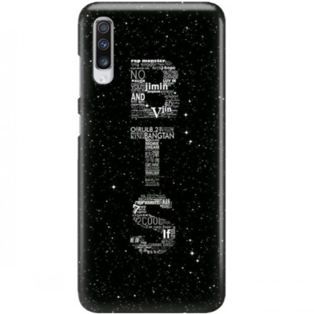 ETUI CLEAR NA TELEFON SAMSUNG GALAXY A70 BTS FAN 3