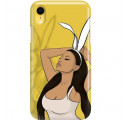 ETUI CLEAR NA TELEFON APPLE IPHONE XR BUNNY GIRL