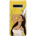 ETUI CLEAR NA TELEFON SAMSUNG GALAXY S10 PLUS BUNNY GIRL