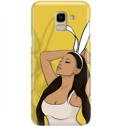 ETUI CLEAR NA TELEFON SAMSUNG GALAXY J6 2018 BUNNY GIRL