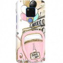 ETUI CLEAR NA TELEFON HUAWEI MATE 20 CRAZY TRAVEL