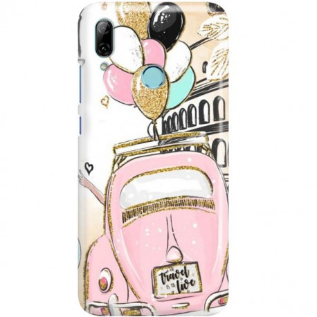 ETUI CLEAR NA TELEFON HUAWEI P SMART 2019 CRAZY TRAVEL