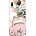 ETUI CLEAR NA TELEFON HUAWEI P SMART 2019 CRAZY TRAVEL