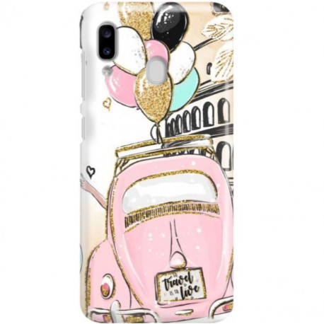 ETUI CLEAR NA TELEFON SAMSUNG GALAXY A20E CRAZY TRAVEL