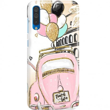 ETUI CLEAR NA TELEFON SAMSUNG GALAXY A50 CRAZY TRAVEL