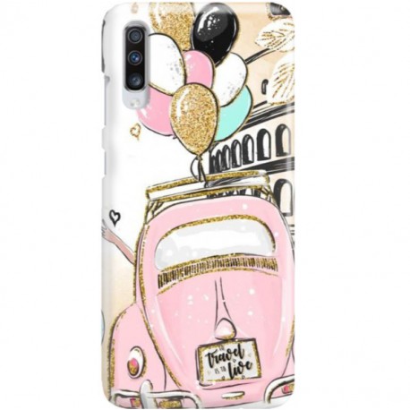 ETUI CLEAR NA TELEFON SAMSUNG GALAXY A70 CRAZY TRAVEL