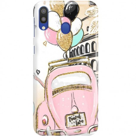 ETUI CLEAR NA TELEFON SAMSUNG GALAXY M20 CRAZY TRAVEL