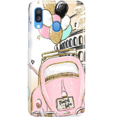 ETUI CLEAR NA TELEFON SAMSUNG GALAXY A40 CRAZY TRAVEL