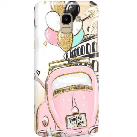 ETUI CLEAR NA TELEFON SAMSUNG GALAXY J6 2018 CRAZY TRAVEL