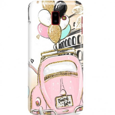 ETUI CLEAR NA TELEFON SAMSUNG GALAXY J6 PLUS 2018 CRAZY TRAVEL