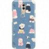 ETUI CLEAR NA TELEFON HUAWEI MATE 20 LITE CUTE DOGS 1