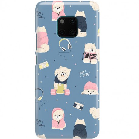 ETUI CLEAR NA TELEFON HUAWEI MATE 20 PRO CUTE DOGS 1