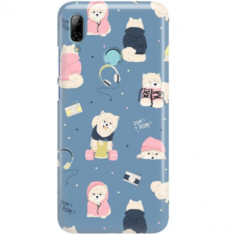ETUI CLEAR NA TELEFON HUAWEI P SMART 2019 CUTE DOGS 1