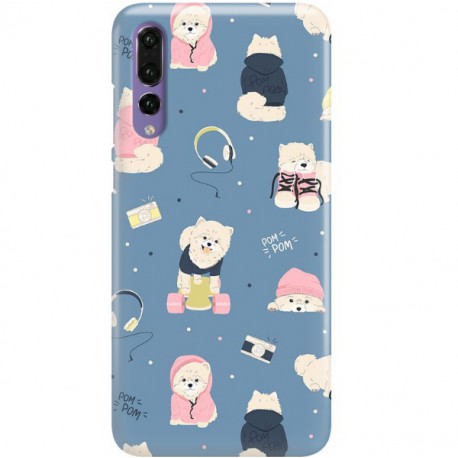 ETUI CLEAR NA TELEFON HUAWEI P20 PRO CUTE DOGS 1