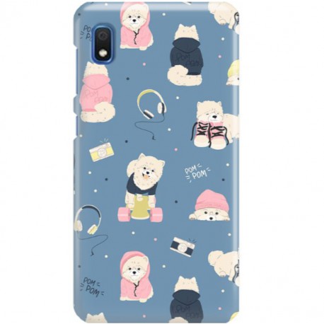 ETUI CLEAR NA TELEFON SAMSUNG GALAXY A10 CUTE DOGS 1