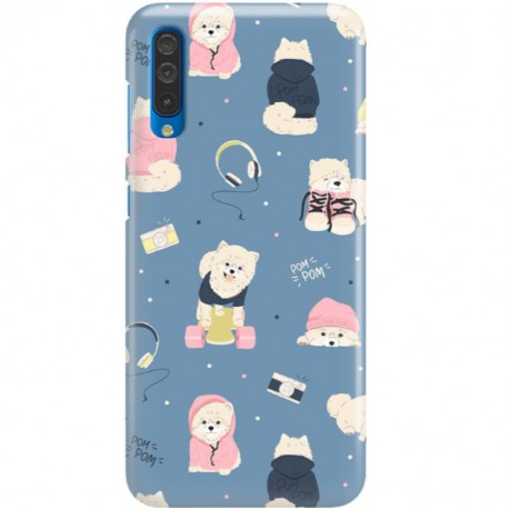 ETUI CLEAR NA TELEFON SAMSUNG GALAXY A50 CUTE DOGS 1