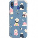 ETUI CLEAR NA TELEFON SAMSUNG GALAXY M20 CUTE DOGS 1