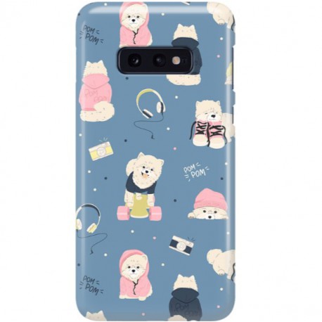 ETUI CLEAR NA TELEFON SAMSUNG GALAXY S10E CUTE DOGS 1