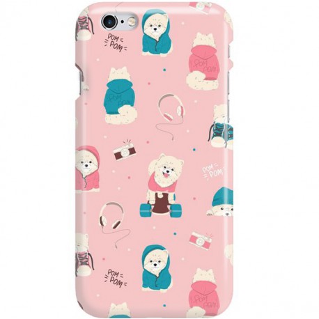 ETUI CLEAR NA TELEFON APPLE IPHONE 6 / 6S CUTE DOGS 2