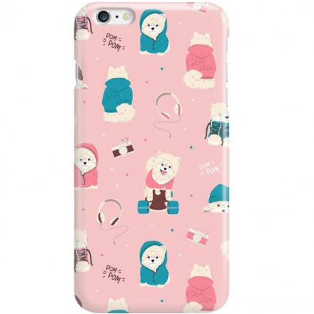 ETUI CLEAR NA TELEFON APPLE IPHONE 6 PLUS / 6S PLUS CUTE DOGS 2