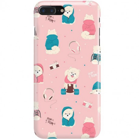 ETUI CLEAR NA TELEFON APPLE IPHONE 7 PLUS / 8 PLUS CUTE DOGS 2