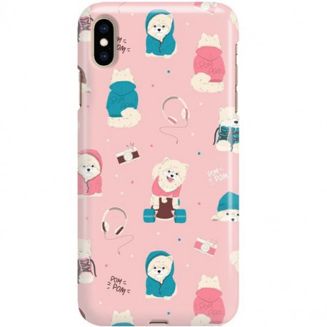 ETUI CLEAR NA TELEFON APPLE IPHONE XS MAX CUTE DOGS 2