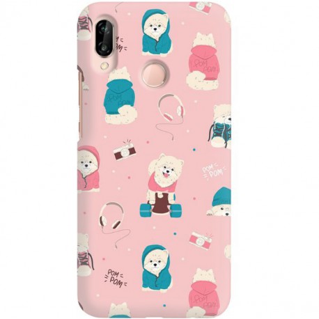 ETUI CLEAR NA TELEFON HUAWEI P20 LITE CUTE DOGS 2