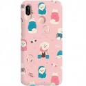 ETUI CLEAR NA TELEFON HUAWEI P20 LITE CUTE DOGS 2