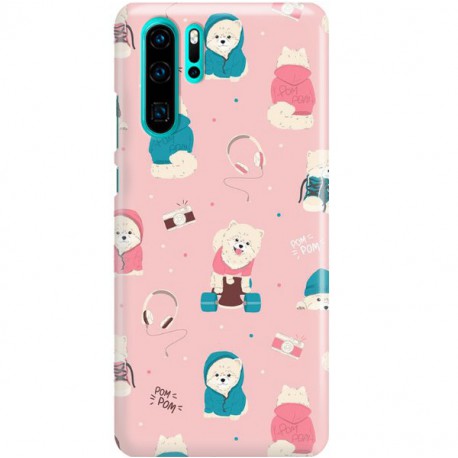 ETUI CLEAR NA TELEFON HUAWEI P30 PRO CUTE DOGS 2
