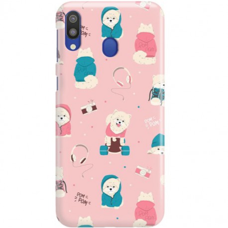 ETUI CLEAR NA TELEFON SAMSUNG GALAXY M20 CUTE DOGS 2